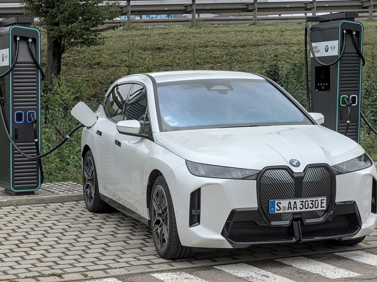 BMW iX front view