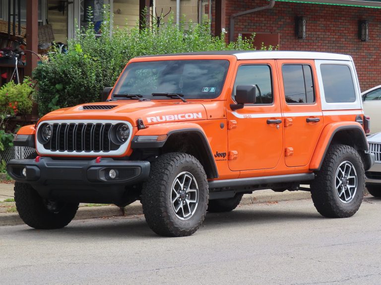 Jeep Wrangler front view