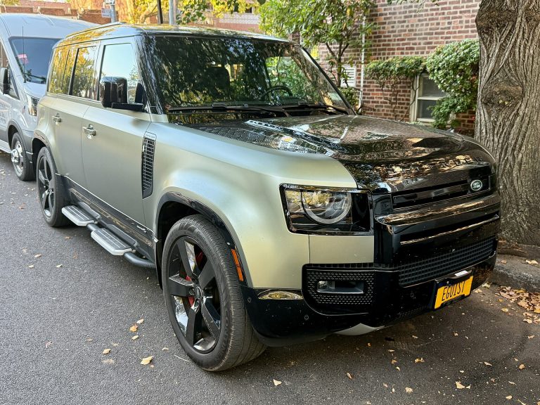 Land Rover Defender front view