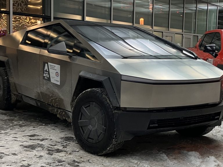 Tesla Cybertruck front view